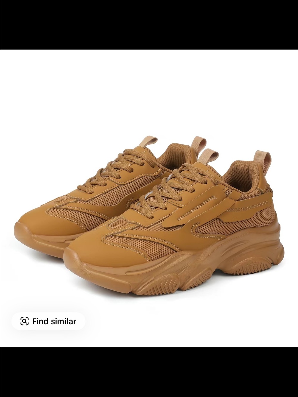 Men's Chunky Trainer Sneakers in Tan
